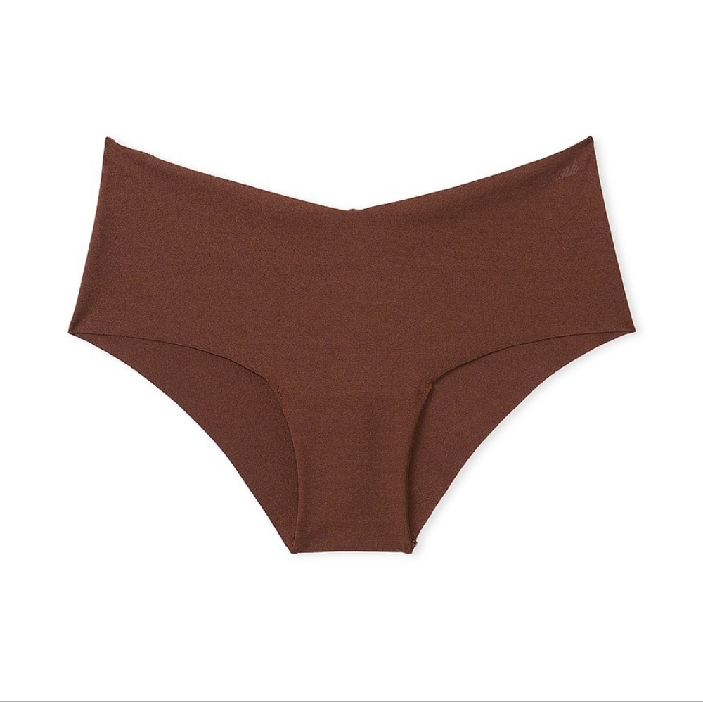 *NWOT* Victoria's Secret PINK Medium No-Show Cheeky Panty in Mousse Color